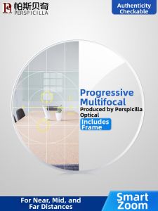 Perspicilla | Custom Multifocal Photochromic Blue Light Blocking Driving Near and Far Vision Glasses