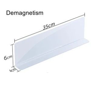 5PCS L Shaped Shelf Dividers PVC Transparent Compartments Supermarket Retail Goods Display Separator Rack Magnetic Baffle