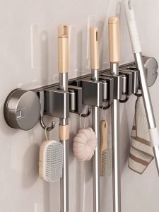 FAJIENUO | Suction Cup Bathroom Towel Storage Rack