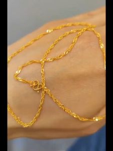 สร้อยคอทองคำแท้ น้ำหนัก 1 สลึง ทองคำแท้ 96.5% น้ำหนัก 1.79 กรัม !! ทอง แท้ หลุด จำนำ