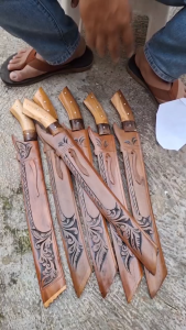 Golok  Pattimura buat Kebun Multifungsi 40cm Bahan Baja Per