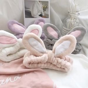 Bandana Model Telinga Kelinci Bando Lucu Korea Bandana Mandi Bunny Bandana Pita Besar