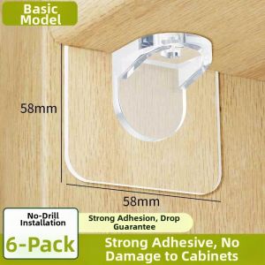 iGOOD-LIVING | Seamless Mounting Shelf Bracket Adhesive