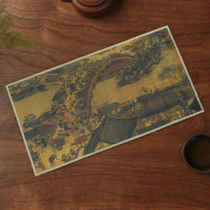 Thickened Suede Tea Towel Absorbent High End Tea Set Cloth Zen Style Tea Table Cloth Vintage Chinese Style Handmade Towel