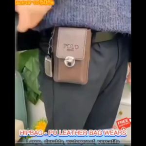 Waterproof Leather Waist Bag: The Ultimate Men's Multifunctional Fanny Pack