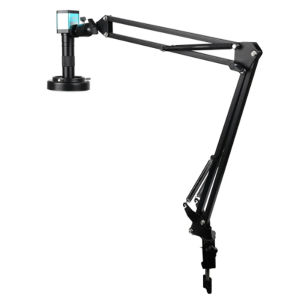 YIZHAN 1080P Electronic Digital Microscope 4K Full HD Industrial Microscope C-Mount Digital Camera Through Measurement Type For PCB Welding Repair Mobile Phone HDMI VGA USB Lens 150x Folding Remote