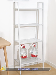 Multilayer Storage Rack (4 Tier) | Rak Besi Buku Bertingkat | Heavy Duty Steel Shelf for Living Room Kitchen Shop | Display & Organizer