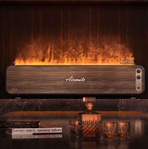 Máy Sưởi Phun Sương Tạo Độ Ẩm Không Khí và Thanh Lọc ION khép kín cùng Ánh Lửa 3 màu sắc 3D Airmate