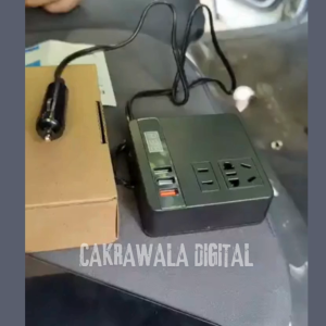 PROMO Taffware Charger di Mobil Car Power Inverter DC to DC 12/24V to 110/220V 100W - EA851