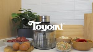 [NEW] Toyomi 2L Electric Chopper Heavy Duty Food Chopper Processor Mixer Meat Mincer 4 Blades Stainless steel EC 789