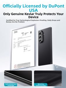 YANCHEN | Ốp Lưng Mỏng Chống Sốc Dành Cho Samsung Z Fold7 từ Sợi Carbon Kevlar