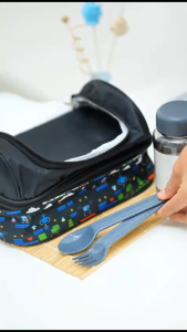 Set Tas Bekal Smiley Black Series Set of 4 pcs - Bunda Beli Shop