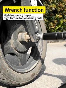【IN STOCK】Hyreto 880N.  m Cordless Impact Wrench 1/2 Inch High Torque Brushless 21V Impact Gun 5 Sockets  Pistola De Impacto for Home Car Tires Truck Mower