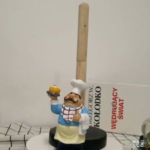 [HCM] Giá để khăn giấy hình Chú đầu bếp bằng nhựa tổng hợp chất lượng cao quà tặng cho bạn bè người thân trang trí nhà cửa phòng khách tủ TV bếp…