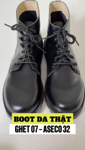 Giày Boots Nam Da Bò Phong Cách Trẻ Trung Năng Động Đế Cao Su Non Đi Êm Chân
