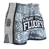 FLUORY กางเกงขาสั้นมวยไทยฟรีต่อสู้ผสมศิลปะการต่อสู้มวยการฝึกอบรมกางเกง