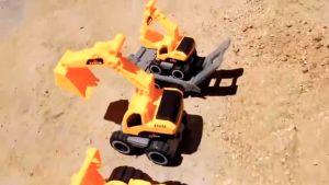 Toy Vehicle Excavator Dump Truck Engineering Medium Construction Car Truck for Kids