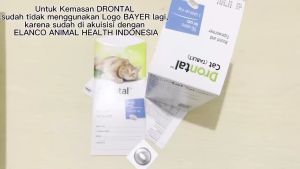Obat Cacing Kucing Drontal Cat Tablet - Obat Infeksi Cacing 1 Tablet Pada Kucing - Obat cacing kucing/Obat cacing kucing kitten