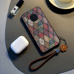 เคสโทรศัพท์ Huawei Mate30 pro แบบใหม่ หนังยาง พร้อมสายคล้อง ป้องกันการตกหล่น แบบครอบเต็ม ดีไซน์เรียบง่าย สไตล์ไฮเอนด์