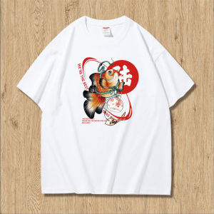 Áo Thun Nam Tay Ngắn Mùa Hè Bằng Cotton Nguyên Chất Cổ Tròn Màu Đen Trắng Cỡ Lớn Thường Ngày Thời Trang Mùa Hè