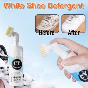 White Shoes Cleaner Shoe Spary Brush Stain Remover  Deodorizer Convenient Sneaker Cleaner