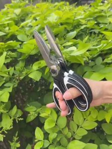 Kéo Đa Năng Kéo Cắt Thịt Gà Tay Cầm ABS Nắp Đậy An Toàn Chống Nước Đa Chức Năng Sử Dụng Mỗi Ngày