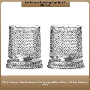 Luxury Flowers | Rotatable Anti-topple Whiskey Glass