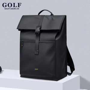 Golf Chất Lượng Người Đàn Ông Ba Lô 17.3 Trong Túi đựng máy tính xách tay Dung tích lớn Ba lô chống nước Ba lô du lịch thường ngày Dây Kéo Đóng Cửa đa chức năng Ba lô máy tính xách tay Đen Nâu ba lô nam