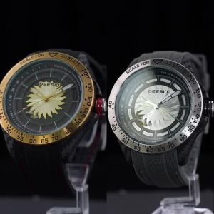 Deesio Mens Luxury Automatic Mechanical Watch Skeleton DialFashion Accessory for Vacation FestivalGifts for Mens Wristwatch