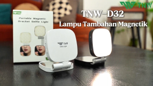 TNW D32 Selfie Light Beauty Lighting 2in1 Mirror Magnetik Led Lighting Fotografi Portable Lampu Selfie