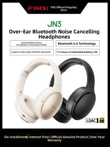 FiiO JN3 Tai nghe chụp tai chơi game Bluetooth ANC chống ồn chủ động LDAC âm thanh chất lượng cao có dây và không dây cho game thủ