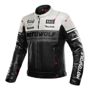 Motowolf | Retro Thermal CE Level Protective Motorcycle Racing Suit