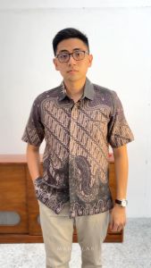 Dabu - Mandalas Kemeja Batik Pria Lengan Pendek