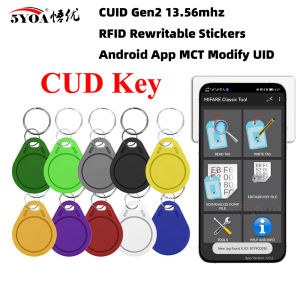5YOA 10/100pcs GEN2 CUID Android App MCT Modify UID Changeable Badge Keyfob 1k S50 13.56MHz Card Block 0 Writable HF 14443A