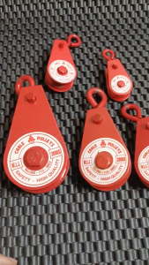 Ròng Rọc Treo Mini Màu Đỏ - (Cỡ 30 50 100 200 300 500) | Phụ Kiện Ròng Rọc Cố Định Dụng Cụ Kéo Đồ Vật Nhẹ