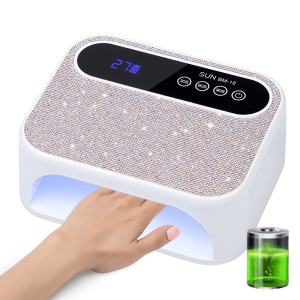 Rechargeable UV LED Nail Lamp Professional Dryer Cordless Gel Polish Drying Lamp For Manicure With Built-in Battery Nail Art