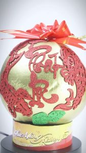 Combo set số 1011 Song Ngư và phụ kiện kim tuyến dán Dừa 12cm