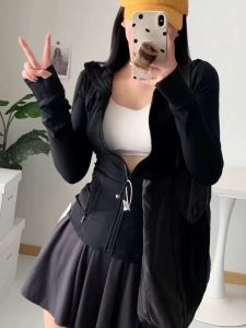 เสื้อคลุมโยคะสำหรับผู้หญิง ทรงเข้ารูป แขนยาว แห้งเร็ว ชุดออกกำลังกายแบบลำลอง ปกโปโล คอตั้ง ปกโปโล แขนยาว ทรงเข้ารูป แห้งเร็ว