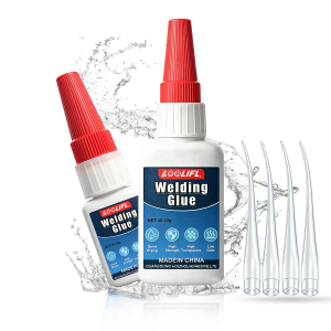 LOOLIFL Welding Glue High Strength Super Glue Strong Universal Adhesive Fast Drying Sticky Repair for Metal Plastic Ceramic Wood