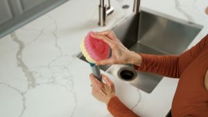 Bộ Chuyển Đầu Gắn Miếng Bọt Biển Mặt Cười Dish Wand Connector Dành Cho Dish Daddy