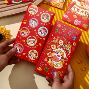 Cartoon Red Envelope Bags Creative New Year Business Universal Lucky Money Seal 2026 Spring Festival Celebration Supplies
