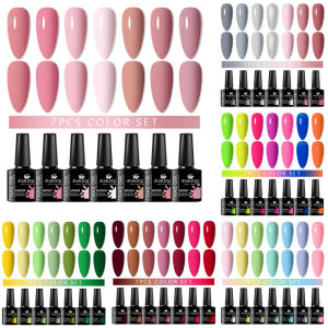 7pcs Nail Gel Polish Set DIY Nail Art Design All For Decoration Soak Off UV Gel Long Lasting Manicure Painting Gel Vernis Kits