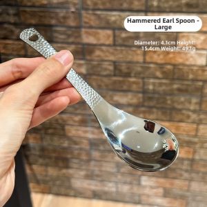 SENGAOPAI | All-Purpose High Aesthetic Personal Use Stainless Steel Spoon