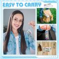 Relaxing DIY Keyboard Fidget Keychain Keys Button Keycap 2/4/9Keys Relief Stress Pinch Luminous Pendant Bag Decor. 