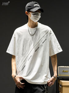 SZON | Áo Thun T-shirt Phong Cách Đường Phố Ngắn Tay