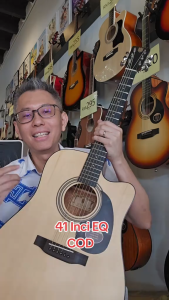 AK Guitar AK-120EQ | AK-420CEQ | AKA-400CEQ Acoustic Guitar + Accessories Set Gitar Akustik Set Ori