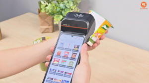 SUNMI V3 เครื่อง POS สเปคเร็ว แรงรองรับโปรแกรมขายหน้าร้านและเดลิเวอรี Android 13 พิมพ์ใบเสร็จในตัว