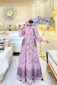 KAHLA DRESS SET HIJAB BY MISS JASMINE