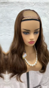วิกครึ่งหัว ฮาฟตัว U Cala Wigs หนีบ U8515 รูปแบบตรง 200 องศา สร้างความร้อน ส่งในประเทศไทย