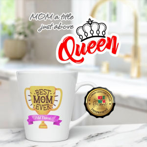 Express Love with "BEST MOM EVER" Custom Name Mug | A Heartfelt Mothers Day & Moms Birthday Present